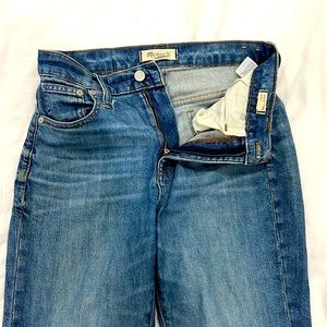 Madewell high rise slim boyjean